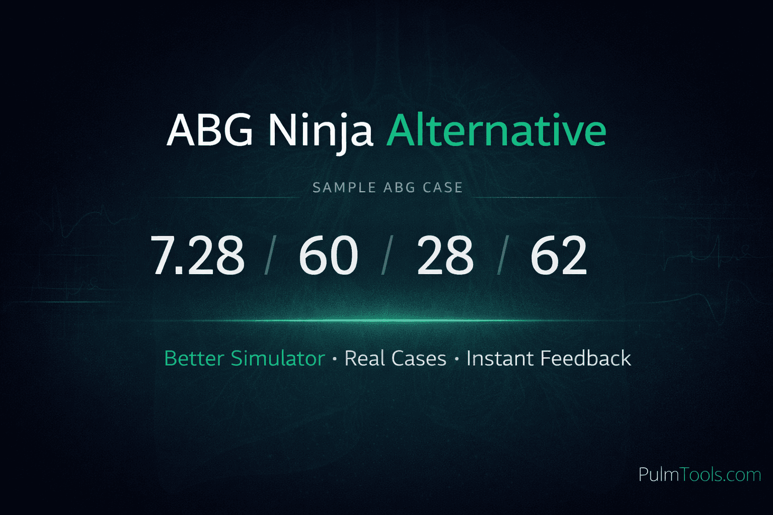ABG Ninja alternative with sample ABG case and better simulator