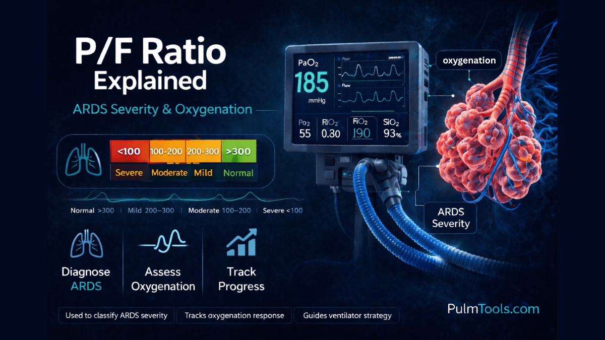 P/F Ratio Explained: PaO₂/FiO₂ Ratio Made Simple
