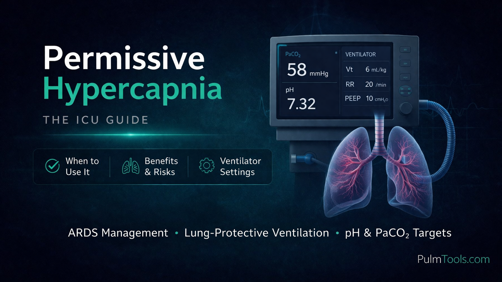 Permissive hypercapnia ICU guide